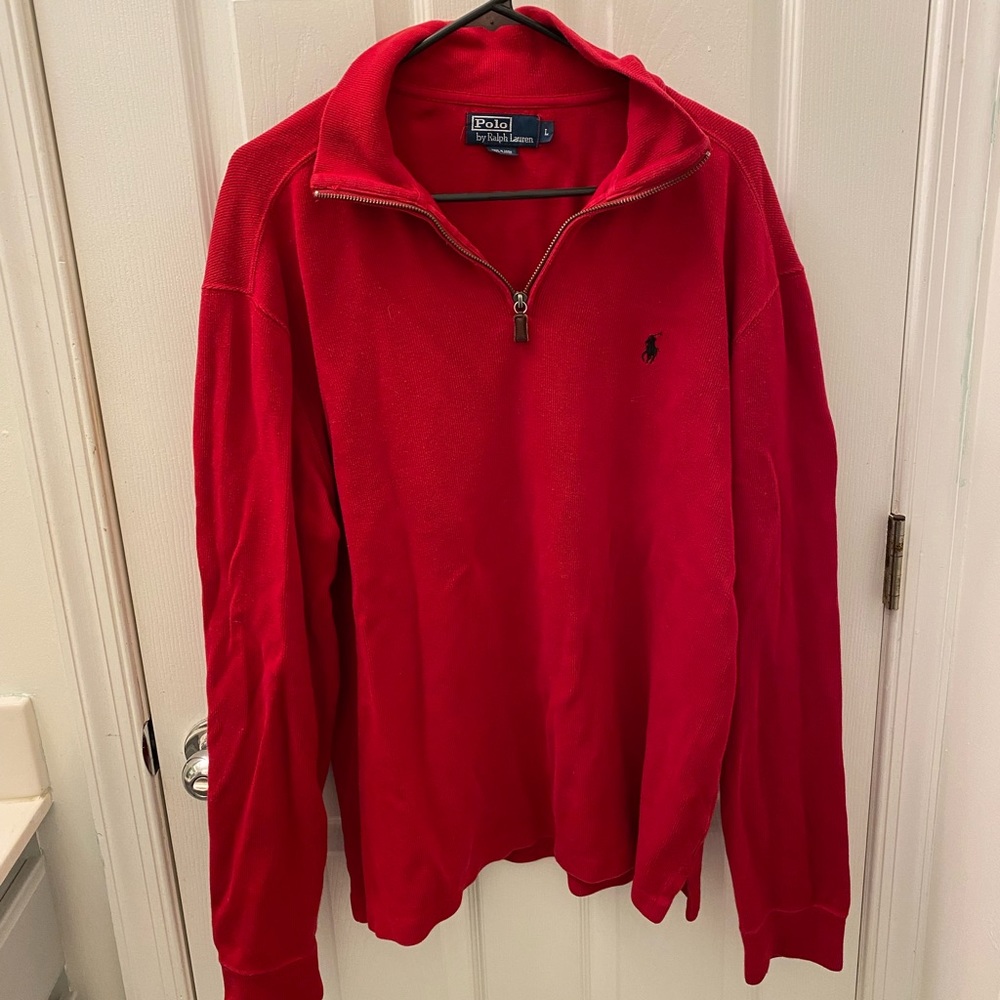 Polo Quarter Zip Sweater